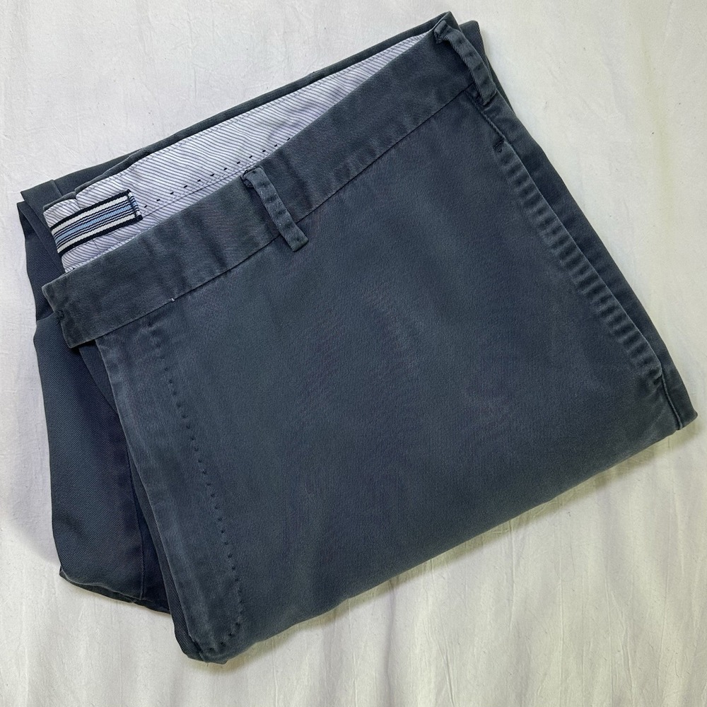Peter Millar Pants Size 38 Navy Chino Golf Slim Stretch Cotton Jeans‎ Men's